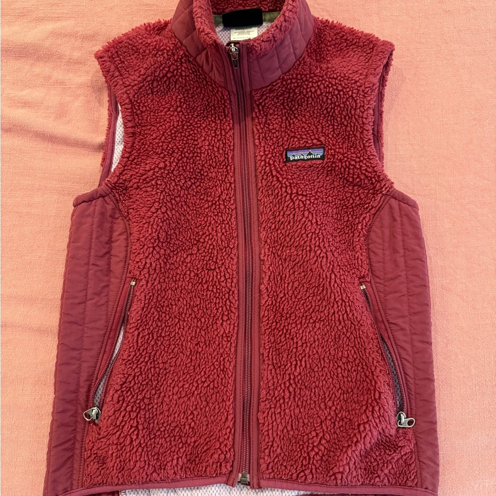 Patagonia Burgundy Synchilla Vest
